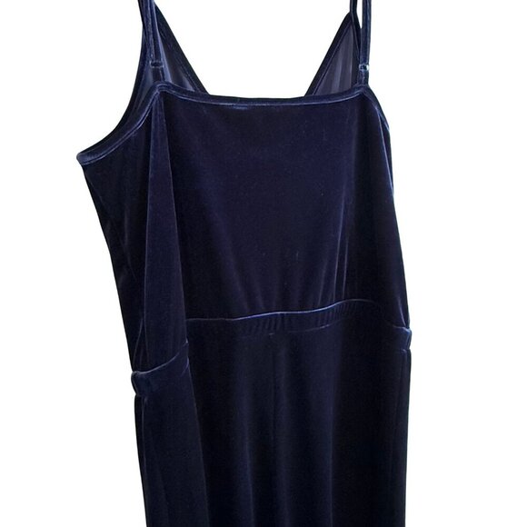 Jack By BB Dakota Women’s Navy Blue Velvet Jumpsuit - Size Medium - Picture 10 of 10